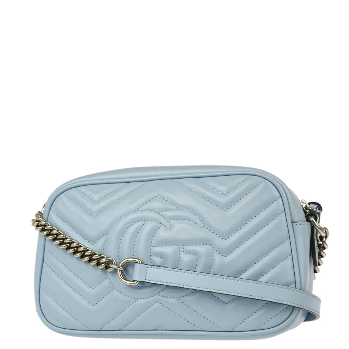Gucci 2020 Light Blue Marmont Shoulder Bag