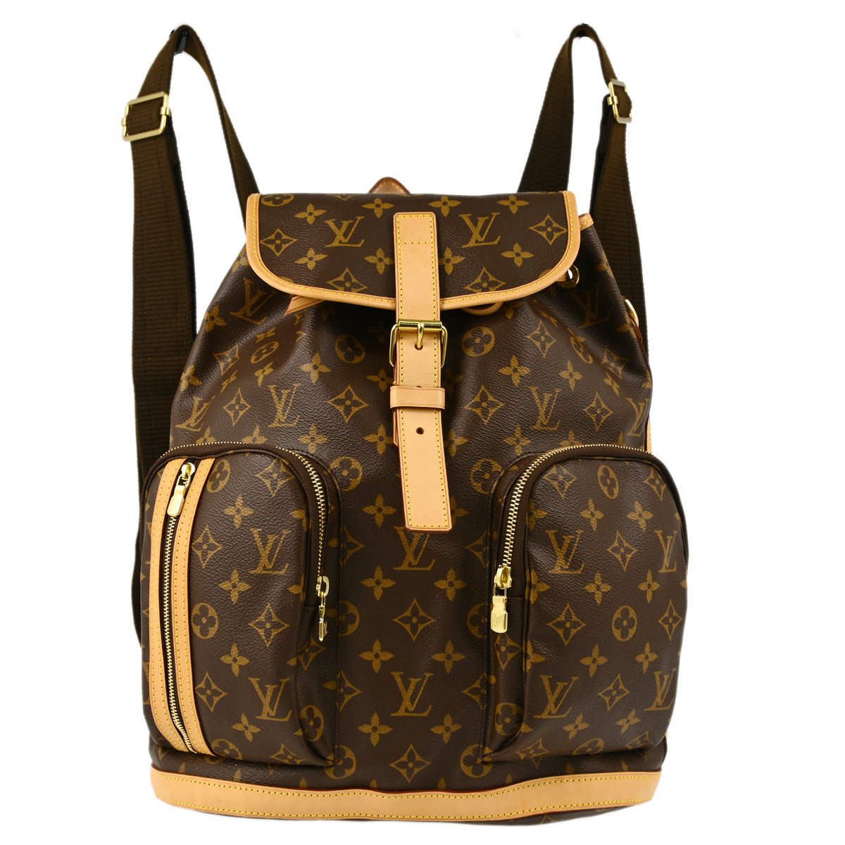 louis vuitton backpack yellow Louis Vuitton 2015 Monogram Sac A Dos Bosphore Backpack M40107