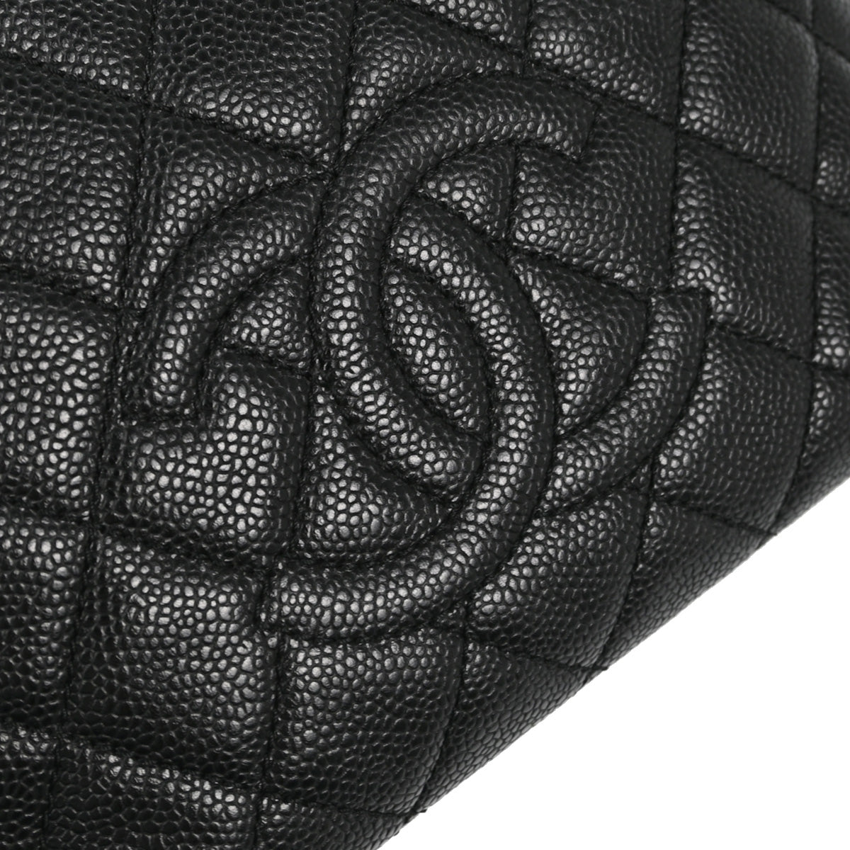 Chanel 2010-2011 Black Caviar Petit Timeless Tote PTT