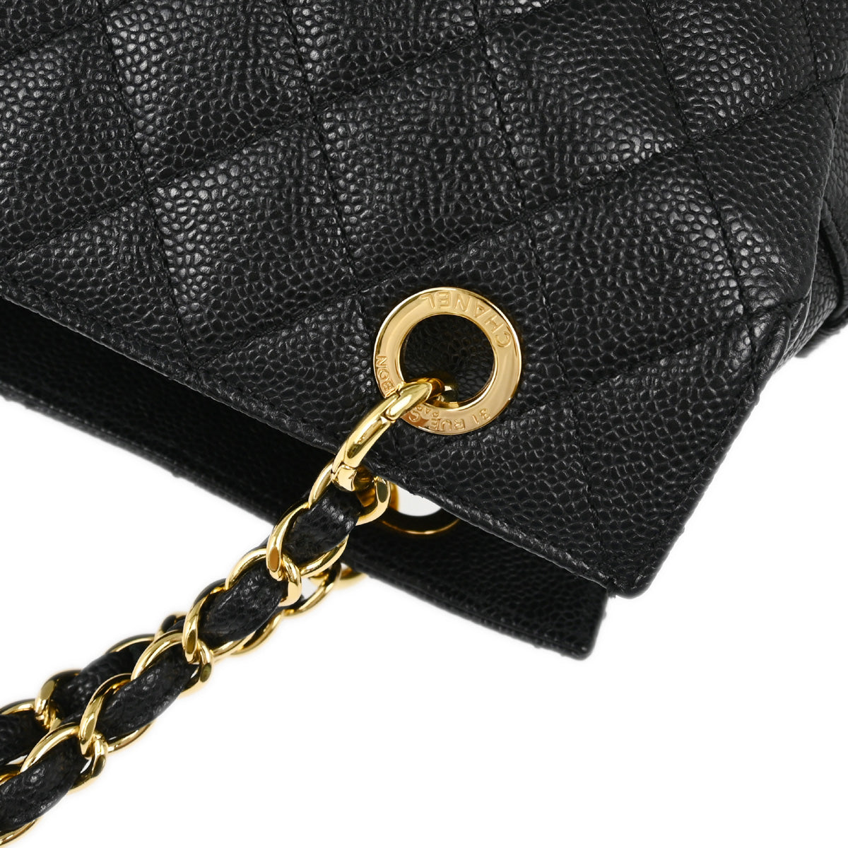 Chanel 2010-2011 Black Caviar Petit Timeless Tote PTT