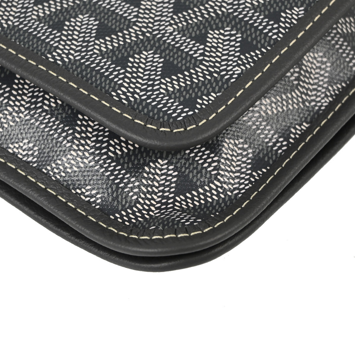 Goyard Gray Plumet Shoulder Bag Pochette Wallet