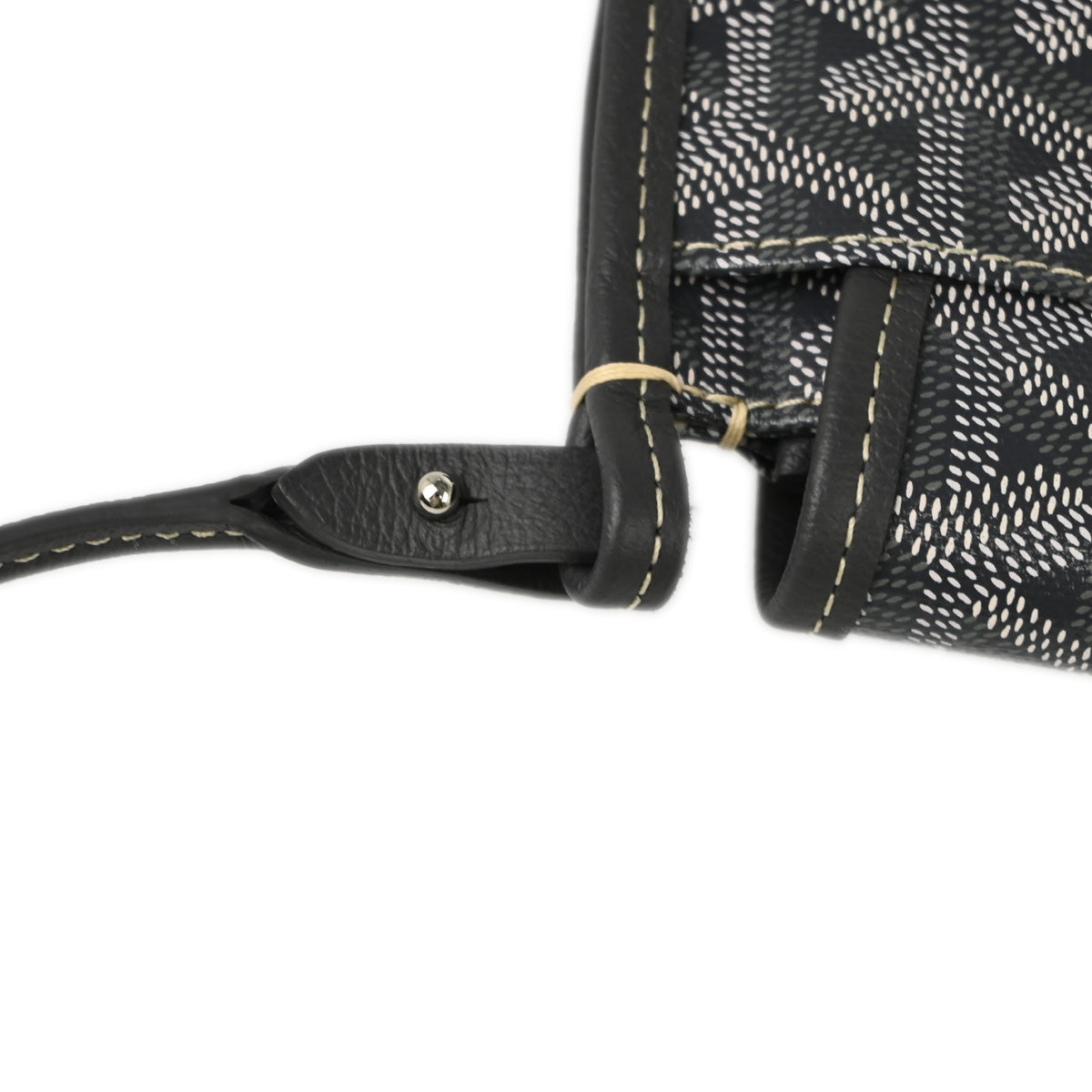 Goyard Gray Plumet Shoulder Bag Pochette Wallet
