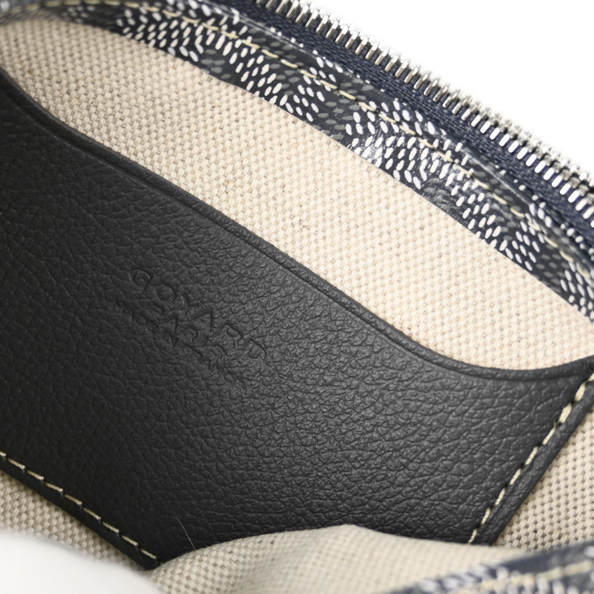 Goyard Gray Plumet Shoulder Bag Pochette Wallet