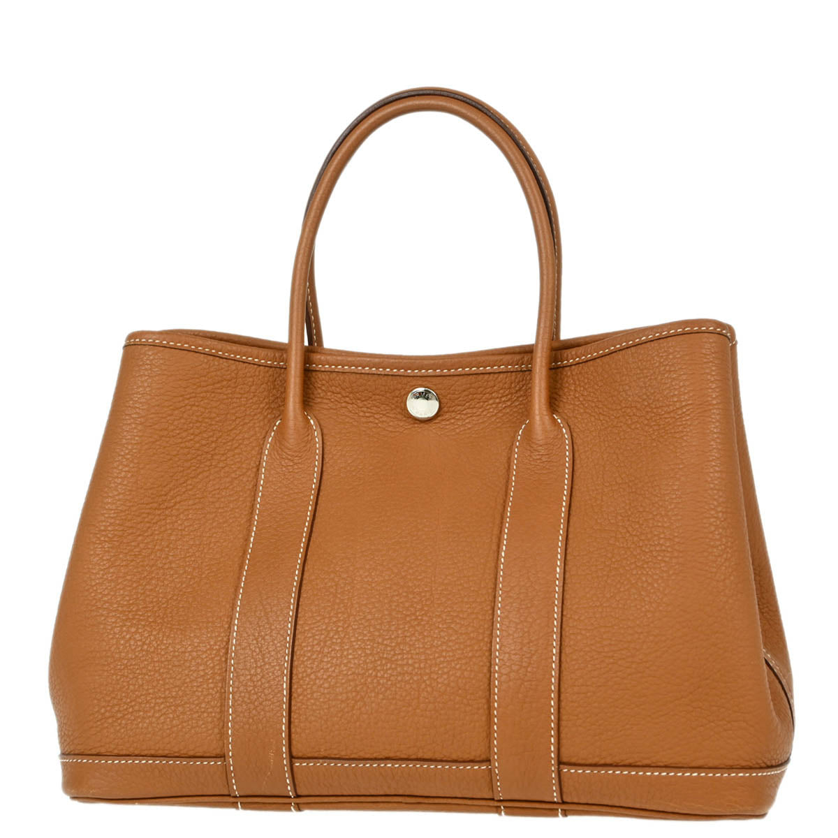 Hermes 2010 Gold Negonda Garden Party TPM Tote Handbag