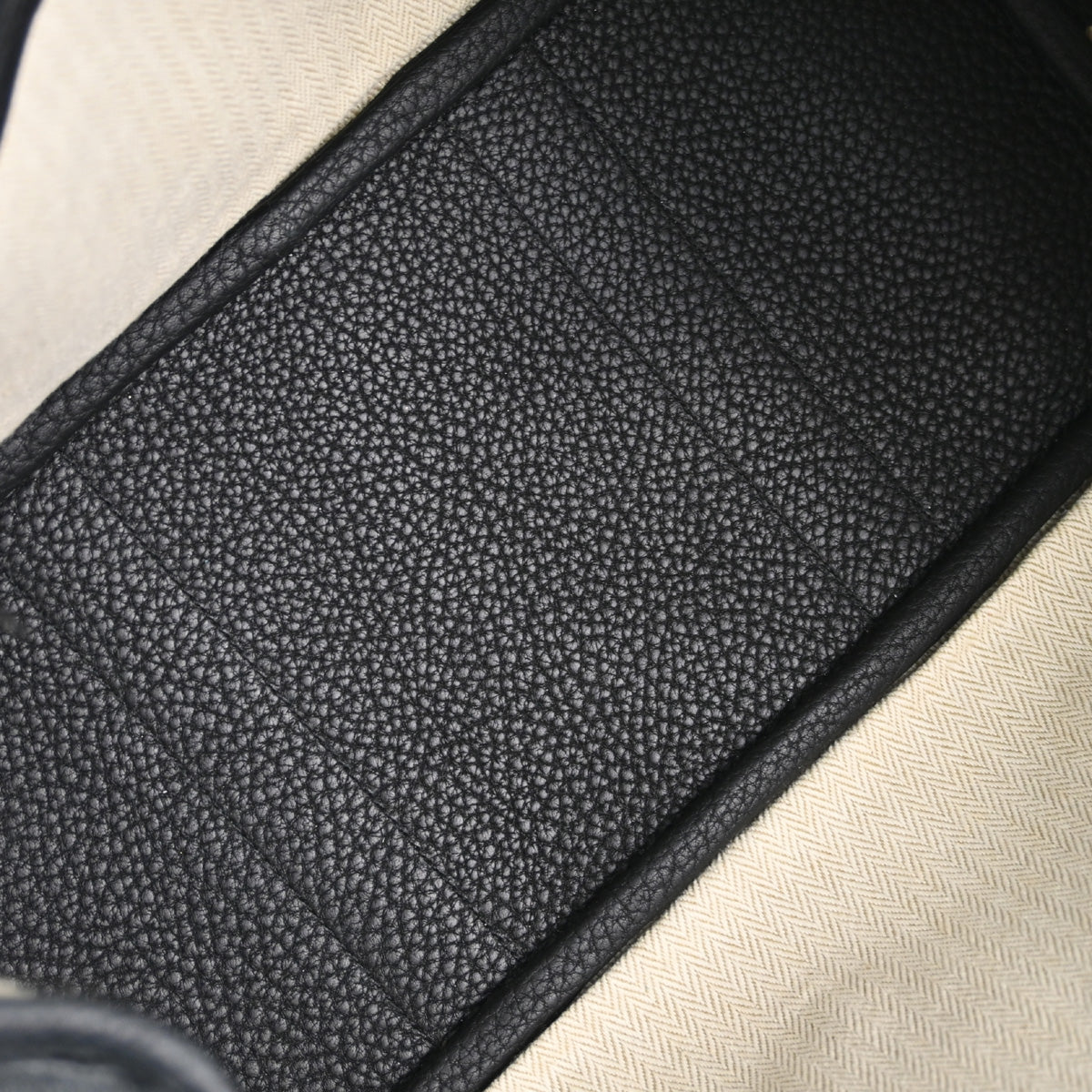Hermes 2015 Black Negonda Garden Party TPM Tote Handbag