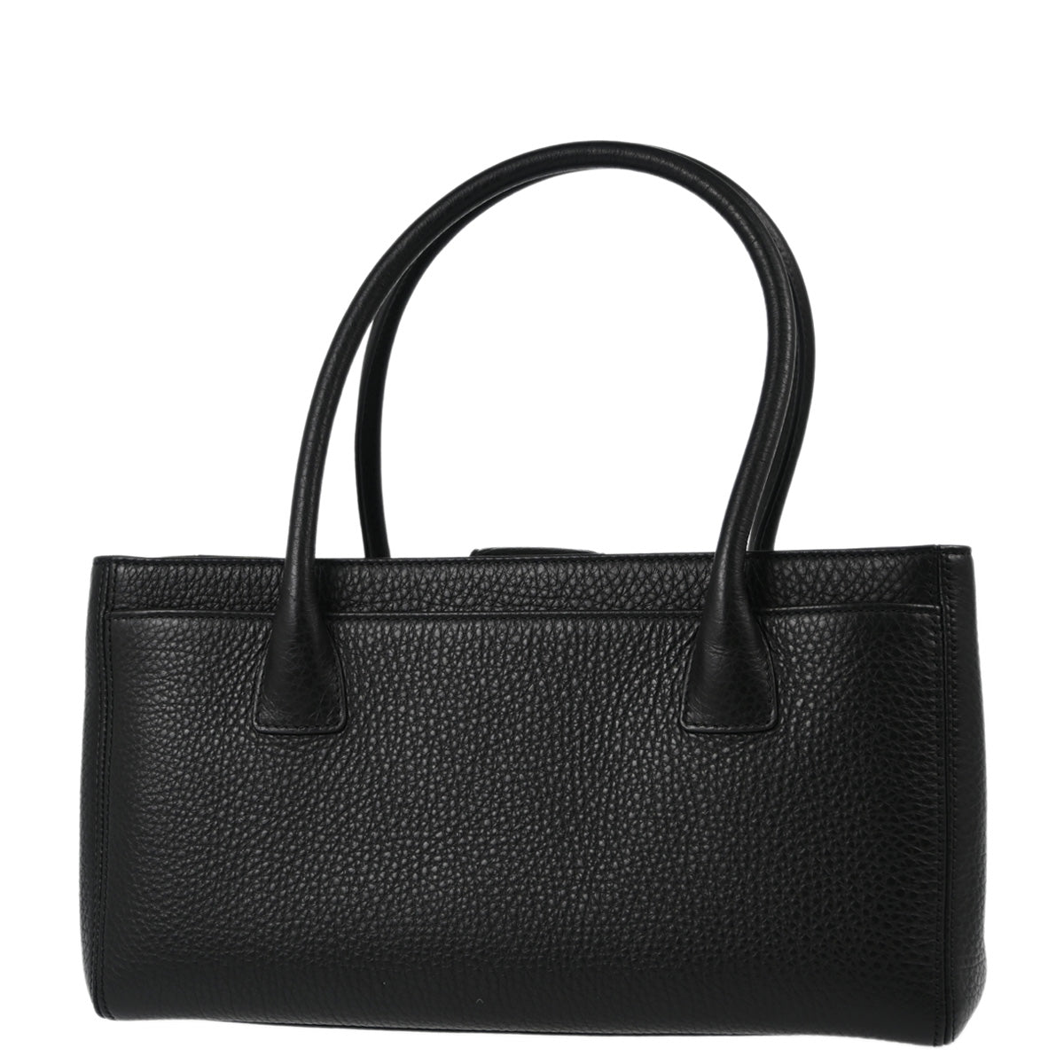 Chanel 2014-2015 Black Deerskin Executive Cerf Tote Shoulder Bag