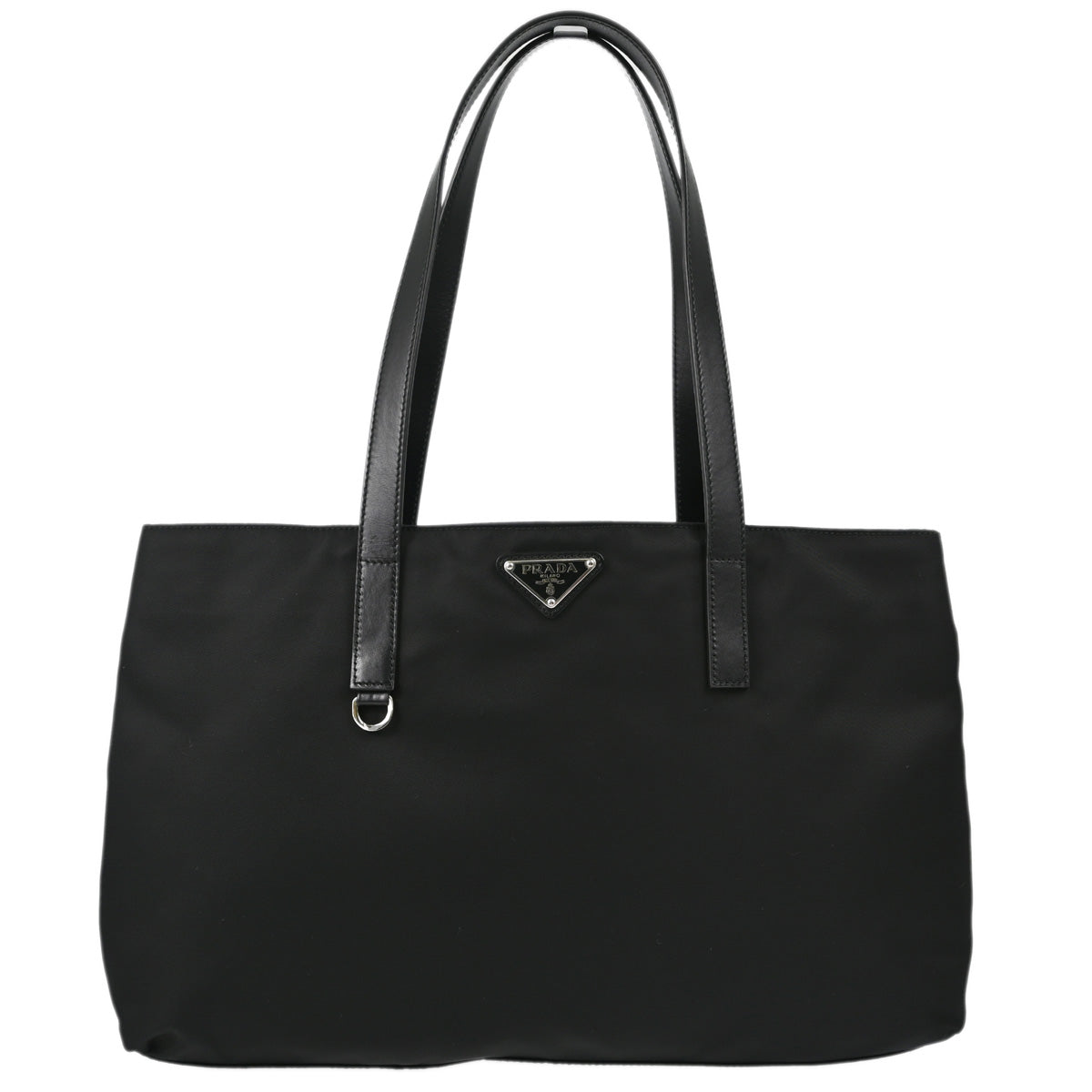 Prada Black Nylon Tote Handbag