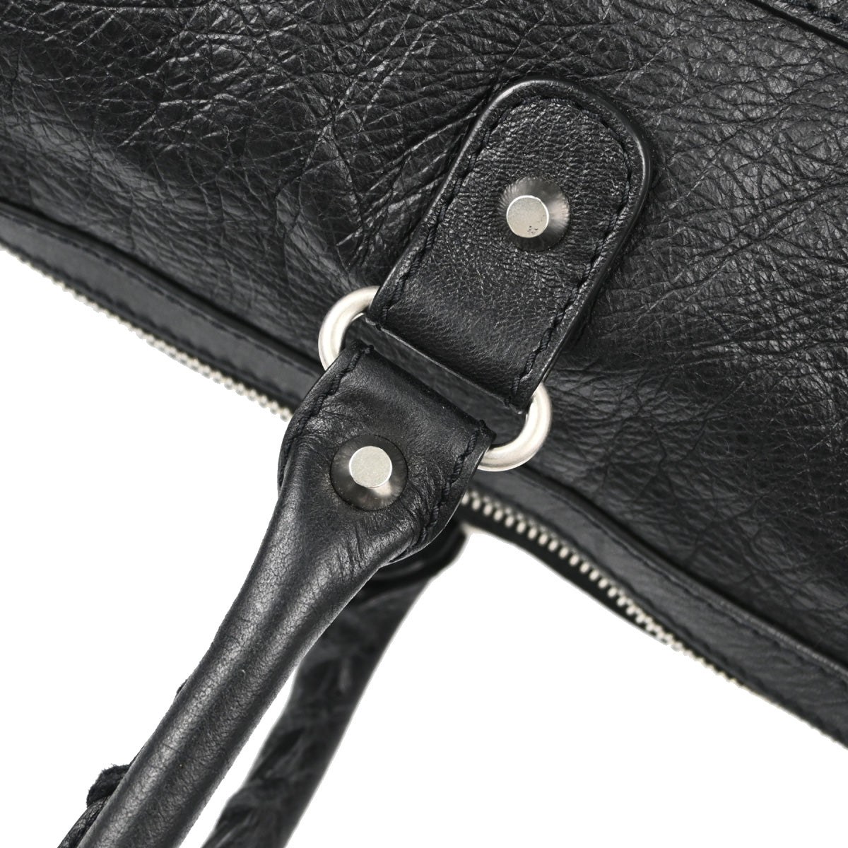 Balenciaga 2017 Black Leather 2way Shoulder Handbag