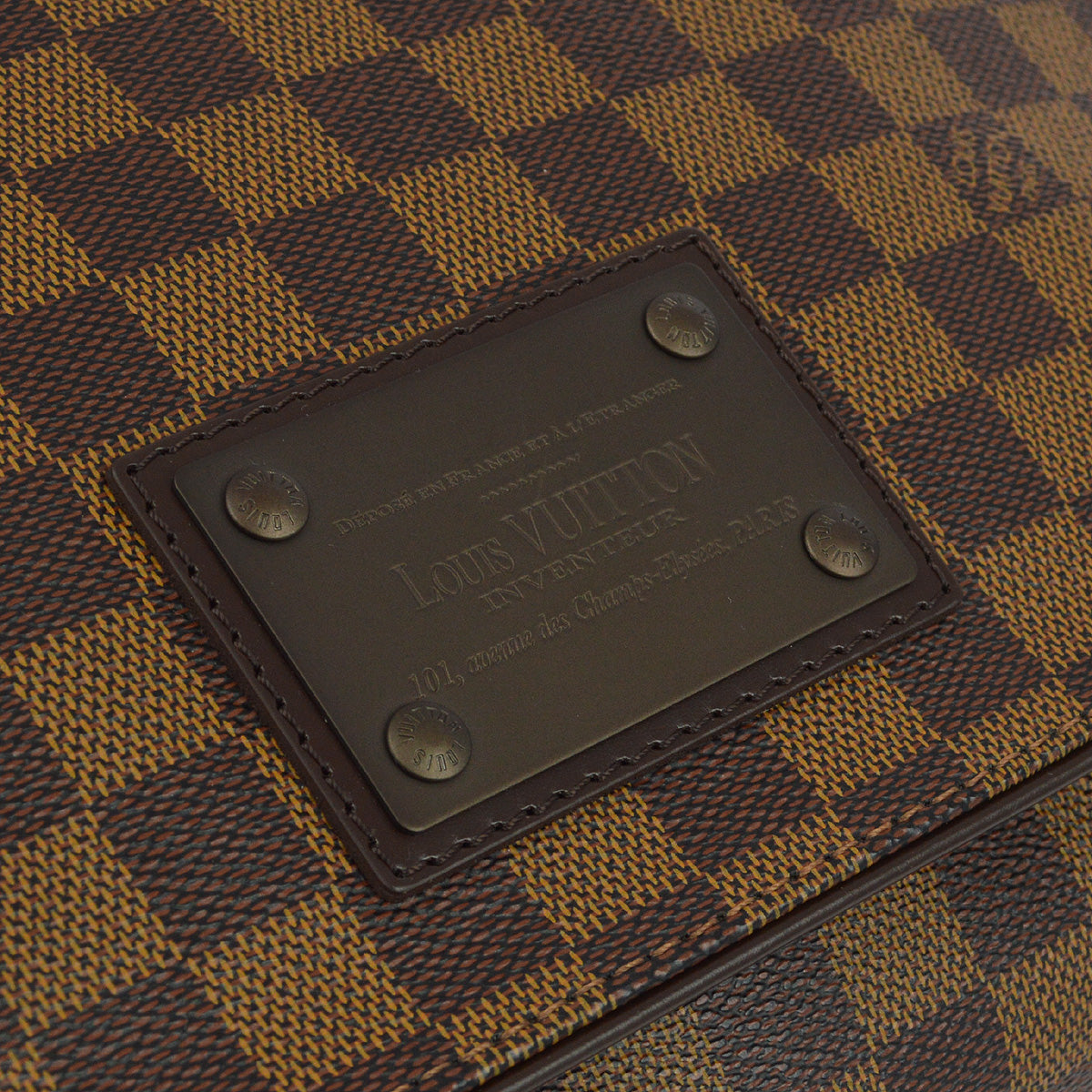 Louis Vuitton 2011 Damier Brooklyn GM Messenger Bag N51212