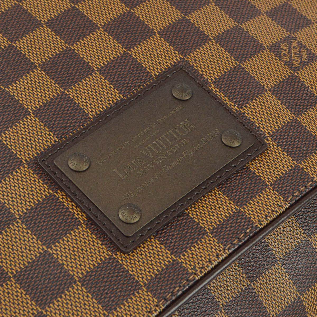 Louis Vuitton 2011 Damier Brooklyn MM Shoulder Bag N51211