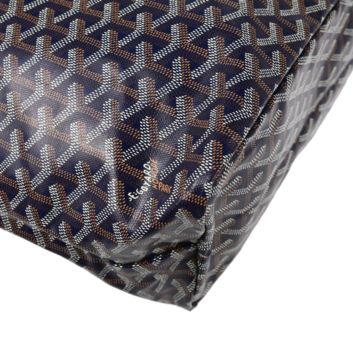 Goyard 2024 Navy St. Louis PM Tote Handbag