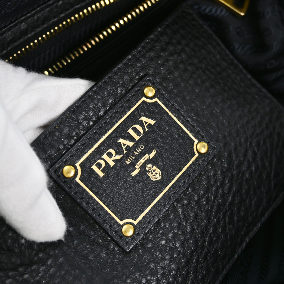 Prada Black Bowling Bag