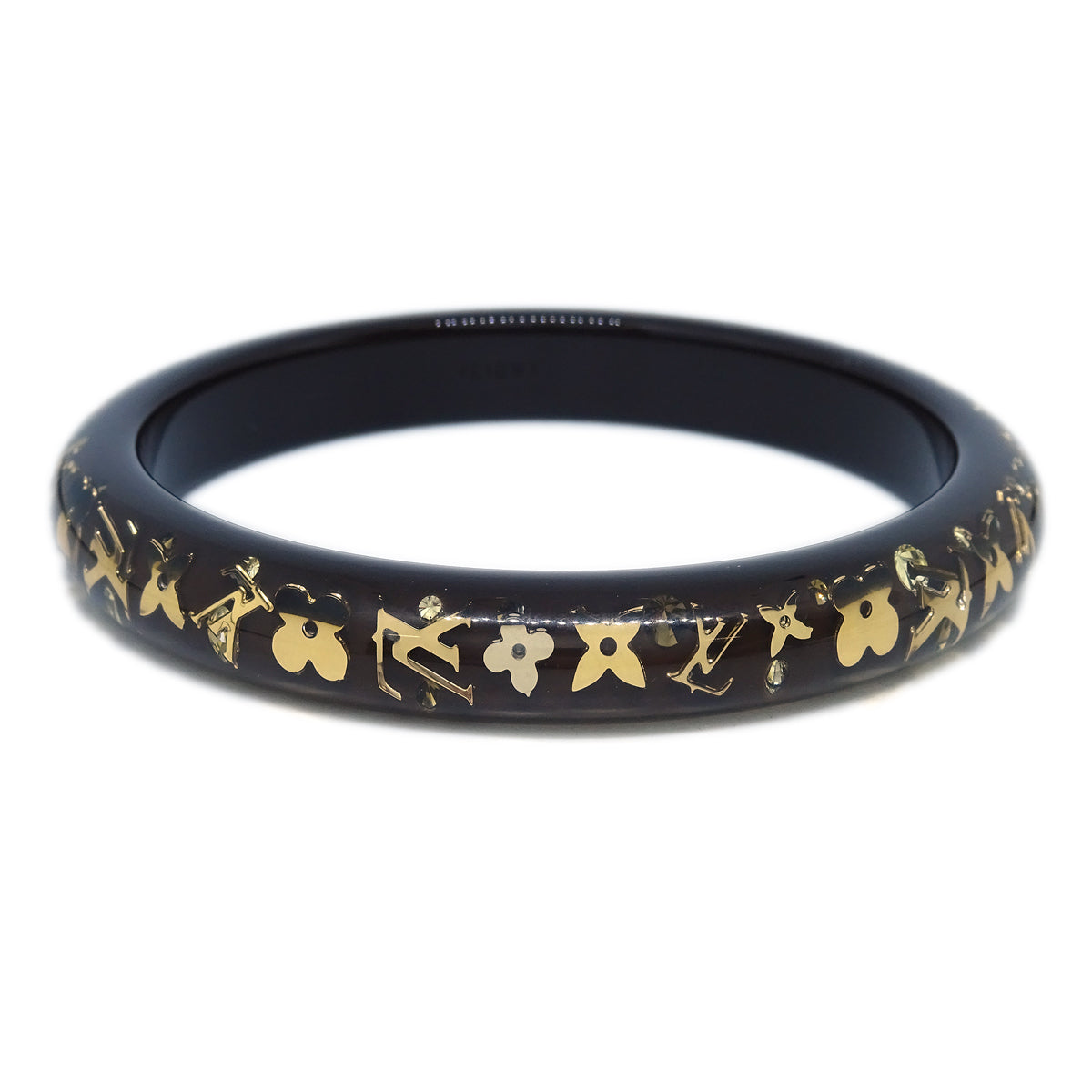 Louis Vuitton 2011 Brown Monogram Enclosure Bracelet Bangle M65448