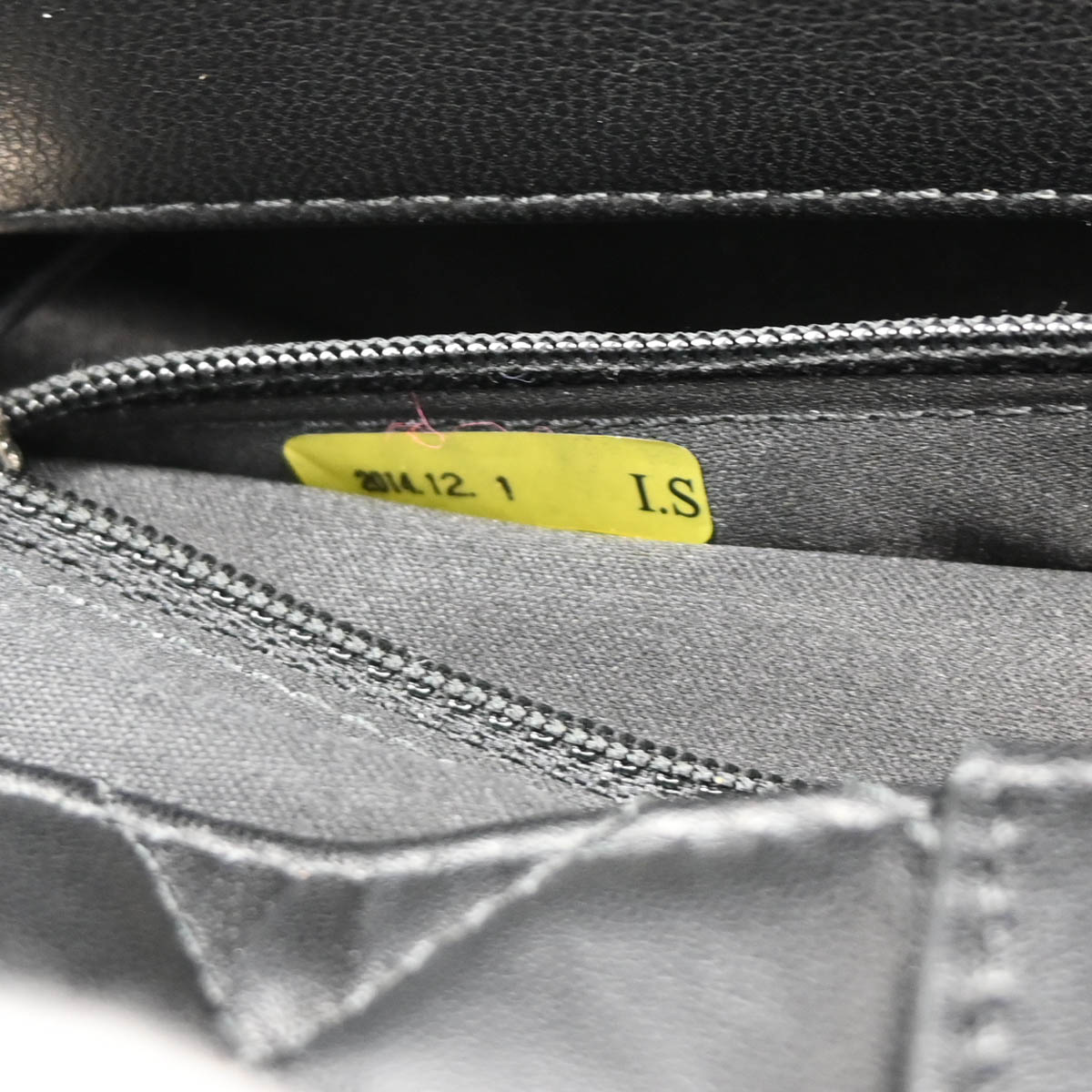 Chanel 2014-2015 Black Lambskin Chain Shoulder Tote Bag