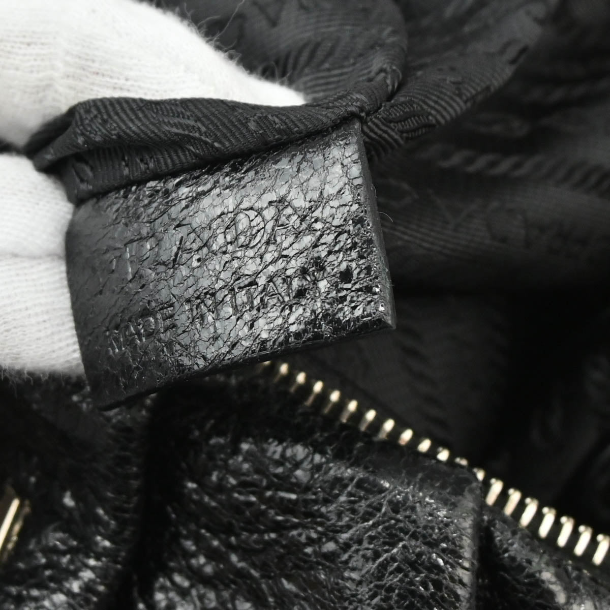 Prada Black Leather Handbag