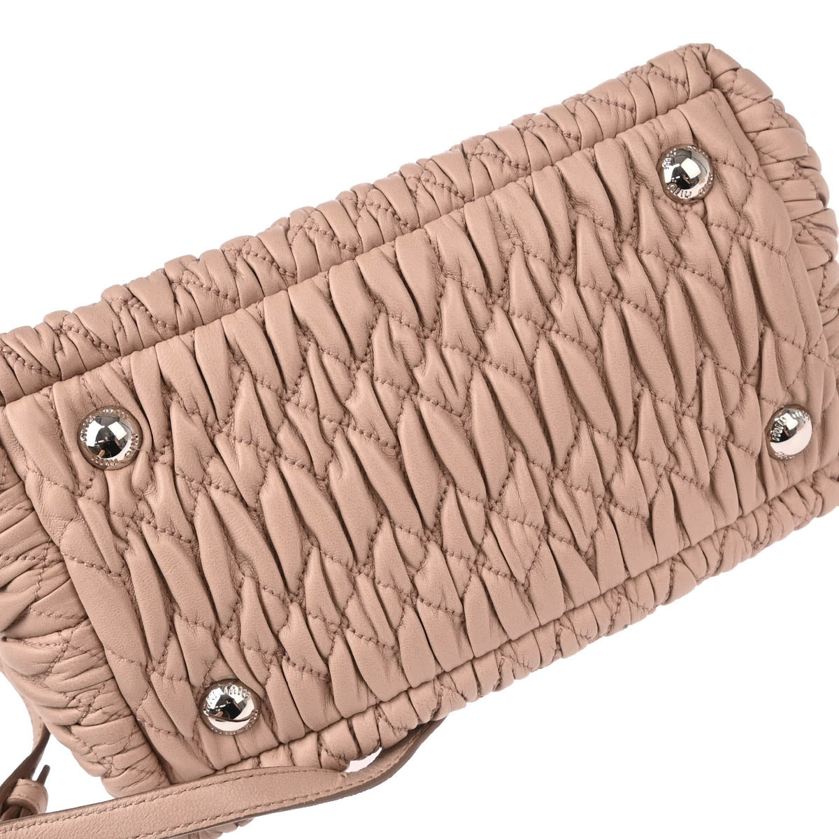 Miu Miu 2016 Lambskin Nappa Crystal Handbag