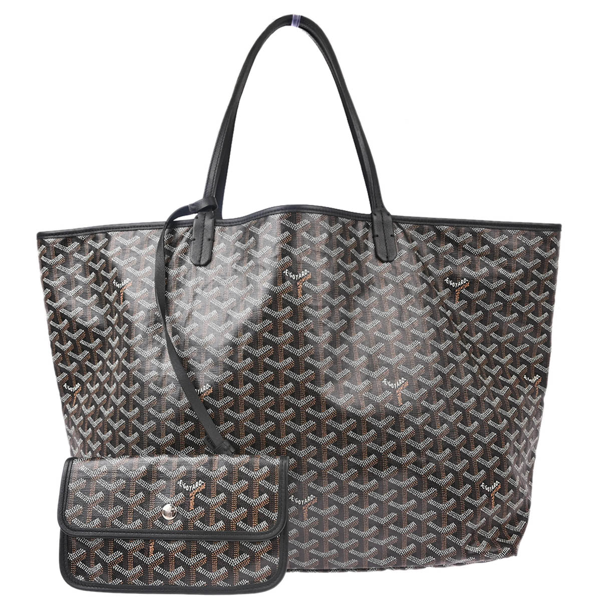 Goyard 2017 Black Saint Louis GM Tote Handbag