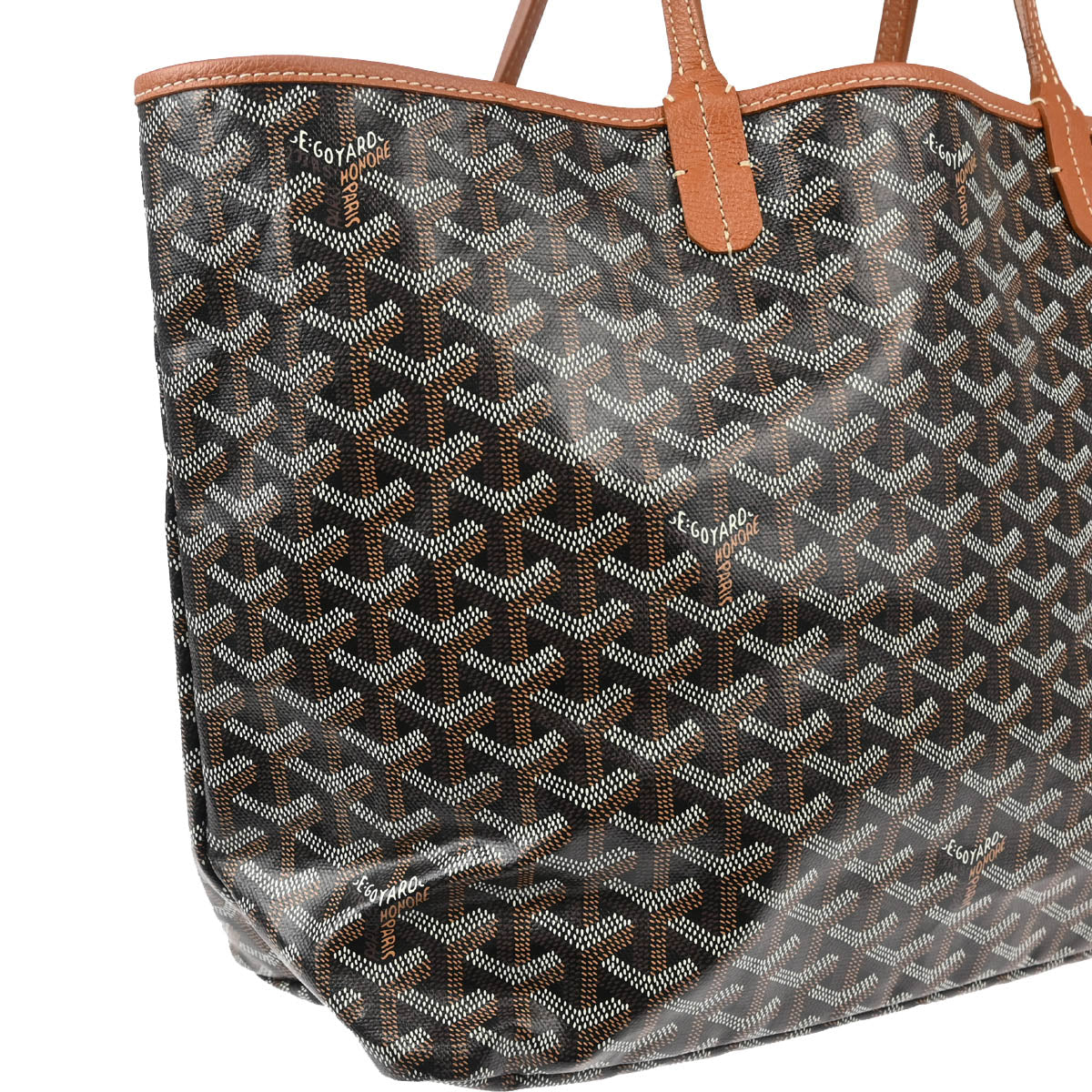 Goyard 2022 Brown Saint Louis PM Tote Handbag