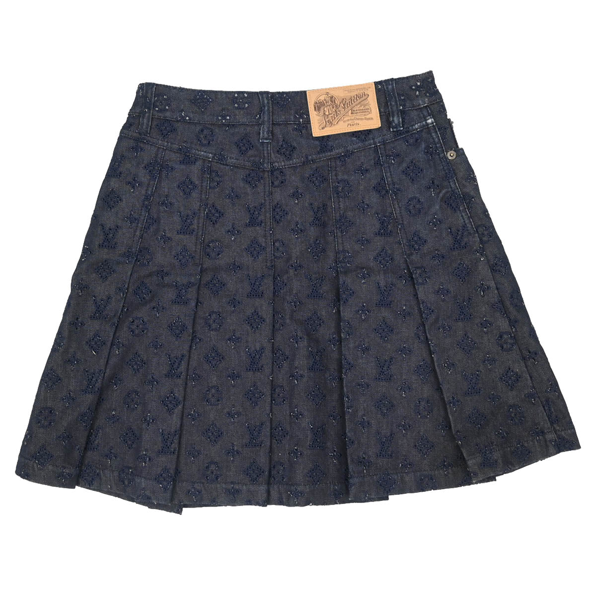 Louis Vuitton 2010 Denim Skirt Navy #34