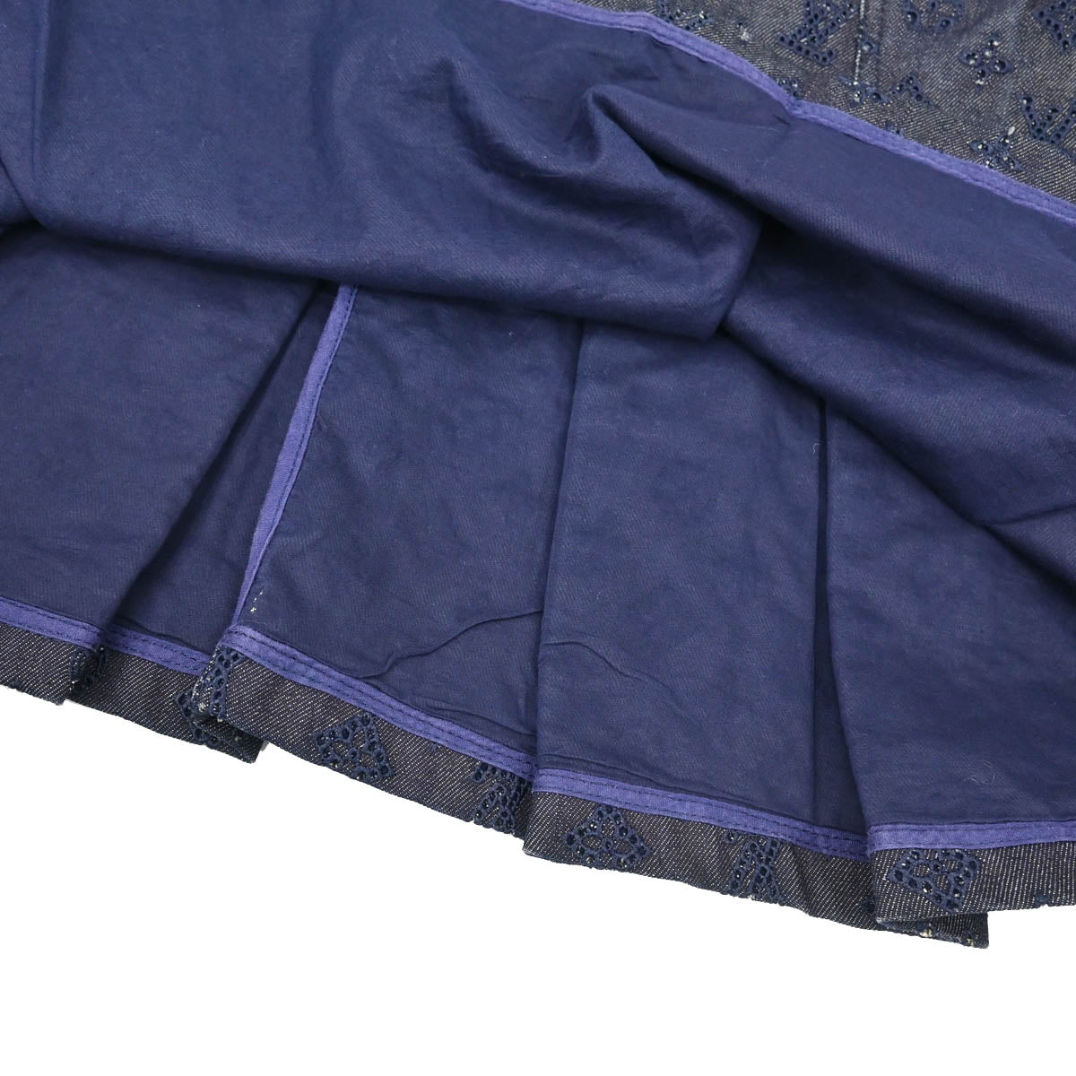 Louis Vuitton 2010 Denim Skirt Navy #34