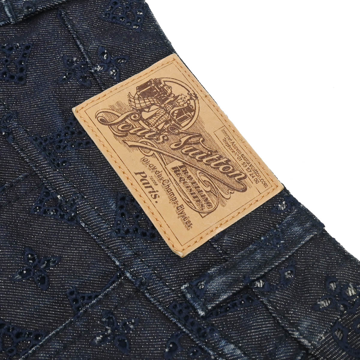 Louis Vuitton 2010 Denim Skirt Navy #34