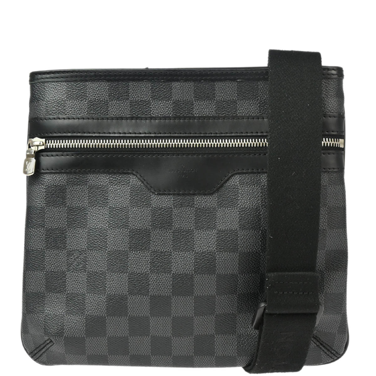 Louis Vuitton 2012 Damier Graphite Thomas Shoulder Bag N58028