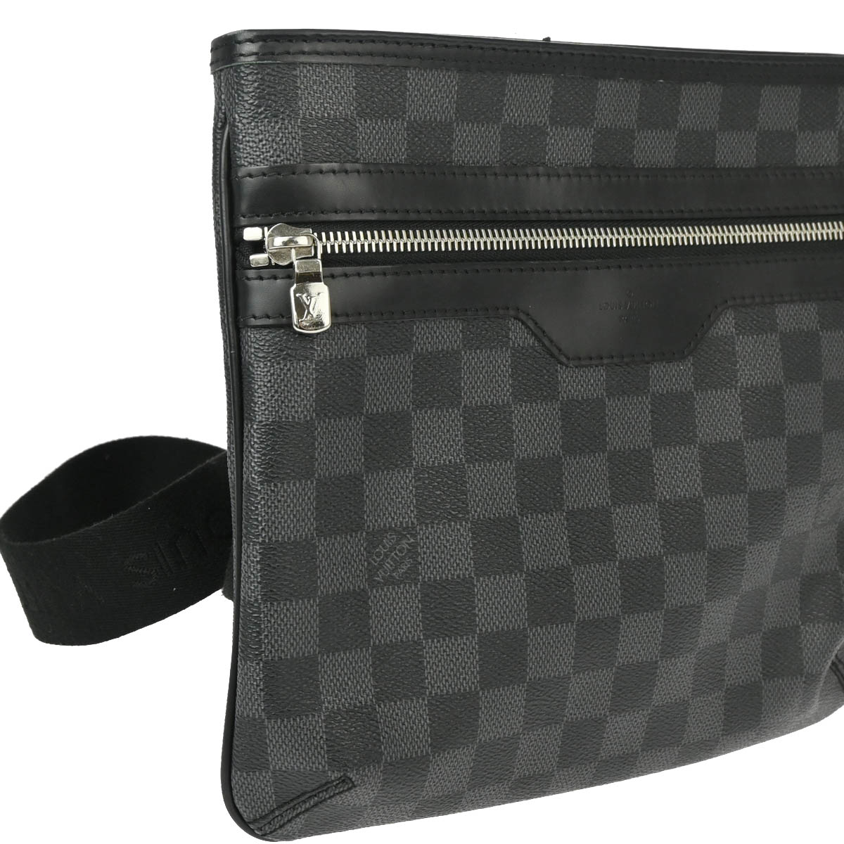 Louis Vuitton 2012 Damier Graphite Thomas Shoulder Bag N58028