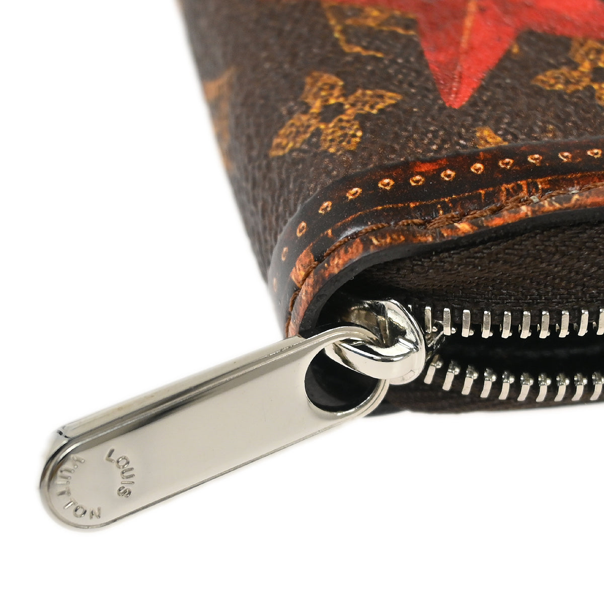 Louis Vuitton 2018 Monogram Trunk Time Zippy Coin Purse Wallet M63834