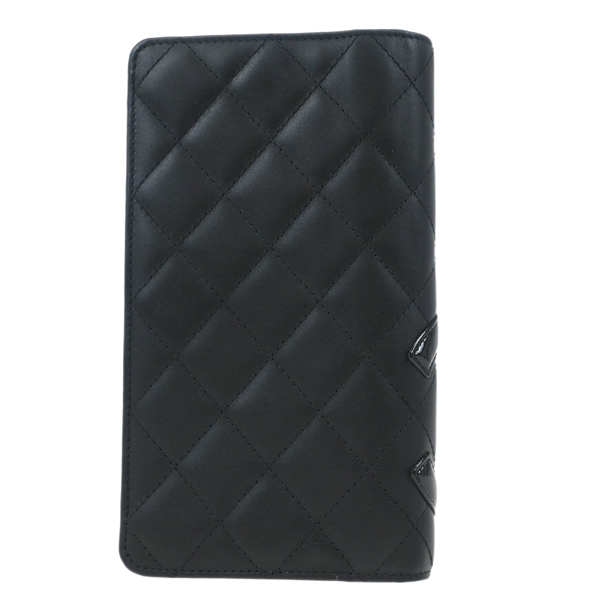 Chanel 2012-2013 Black Calfskin Cambon Ligne Long Wallet