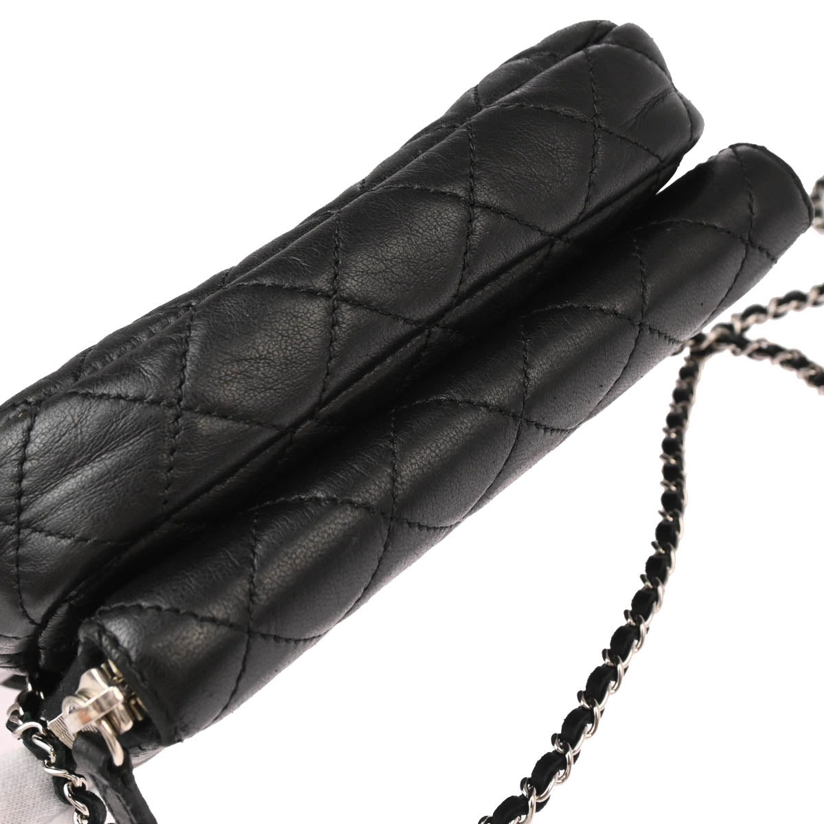 Chanel 2011 Black Lambskin Shoulder Bag WOC