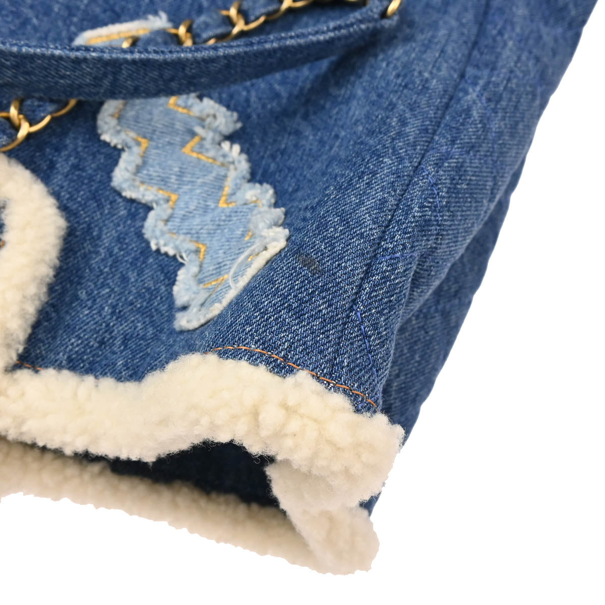 Chanel 2019 Blue Denim Paris-Egypt Hieroglyph 2way Shoulder Tote Handbag