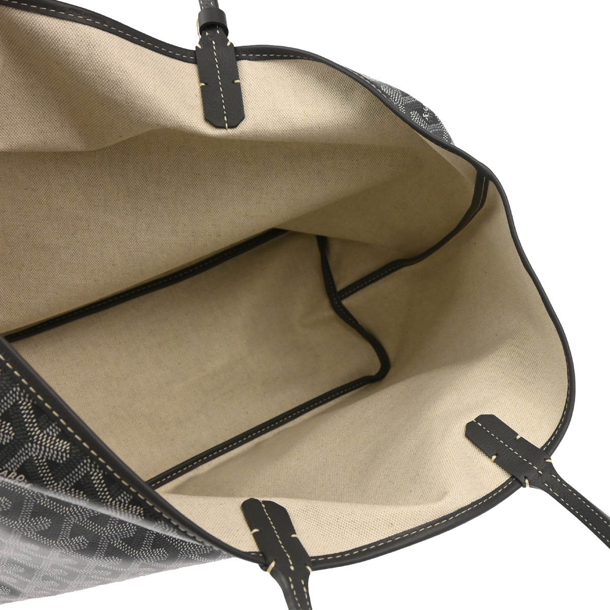 Goyard 2024 Gray Saint Louis PM Tote Handbag