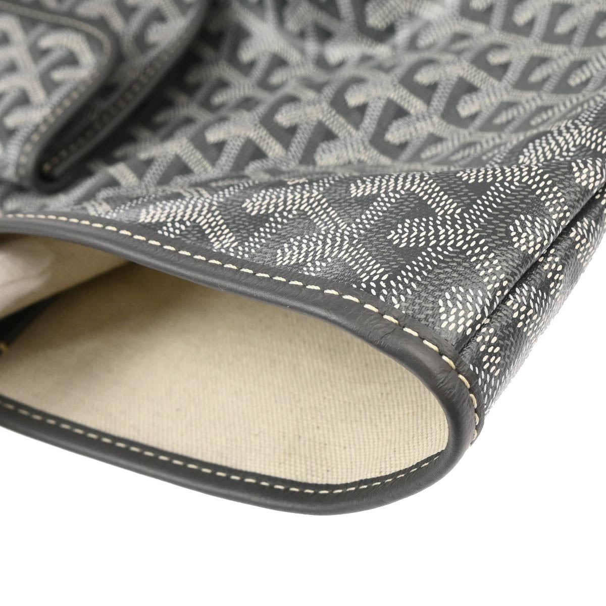 Goyard 2024 Gray Saint Louis PM Tote Handbag