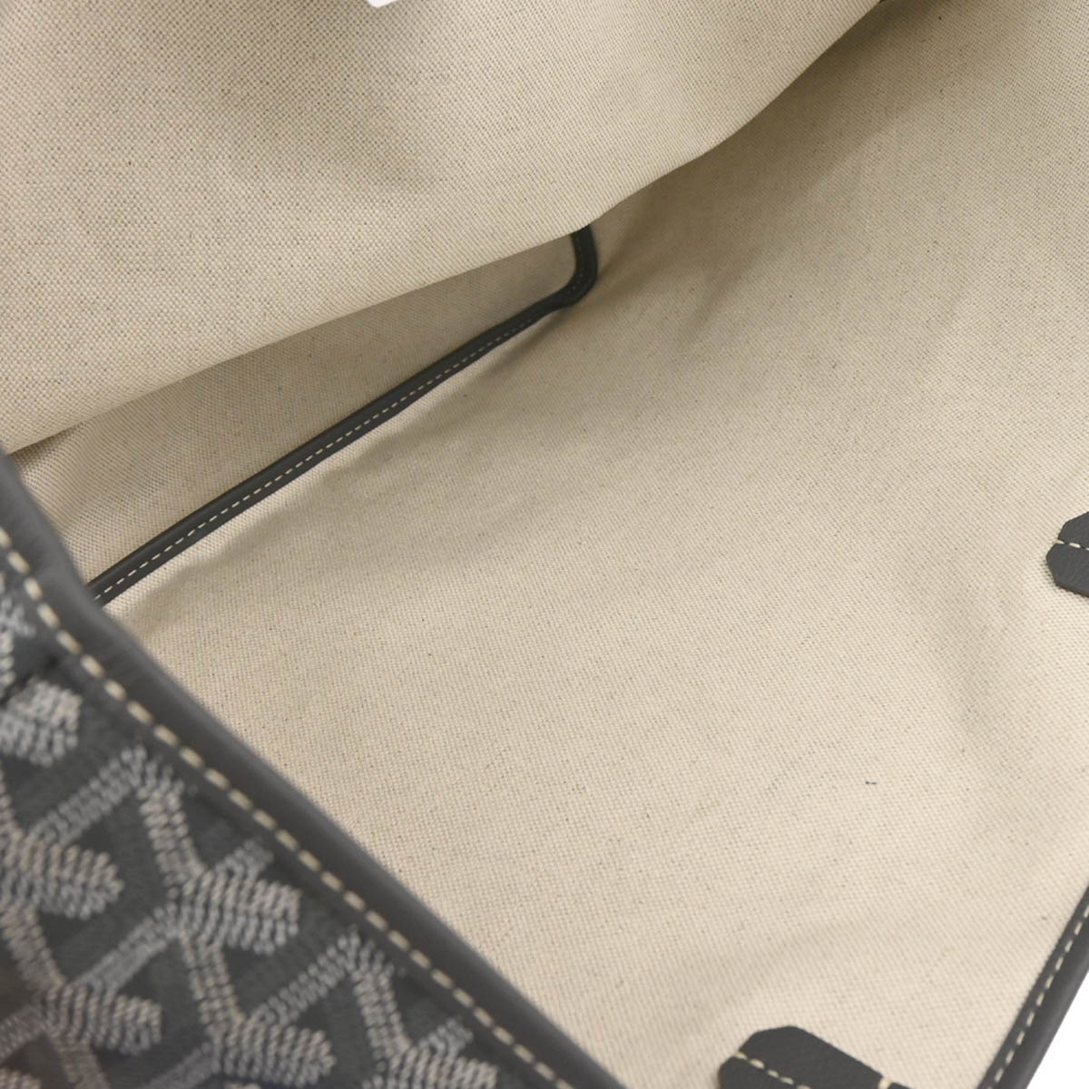 Goyard 2024 Gray Saint Louis PM Tote Handbag