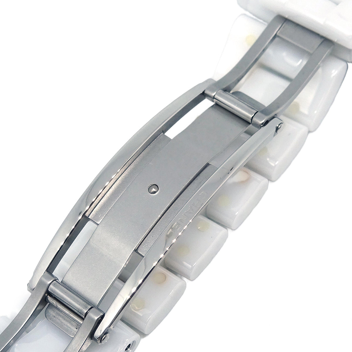 Chanel Ref.H2010 J12 33mm Quartz Watch Ceramic SS Diamond Pink Sapphire