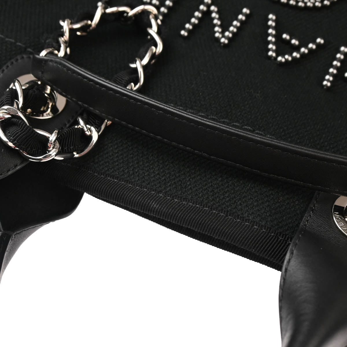 Chanel 2019 Black Canvas Medium Deauville 2way Shoulder Tote Bag