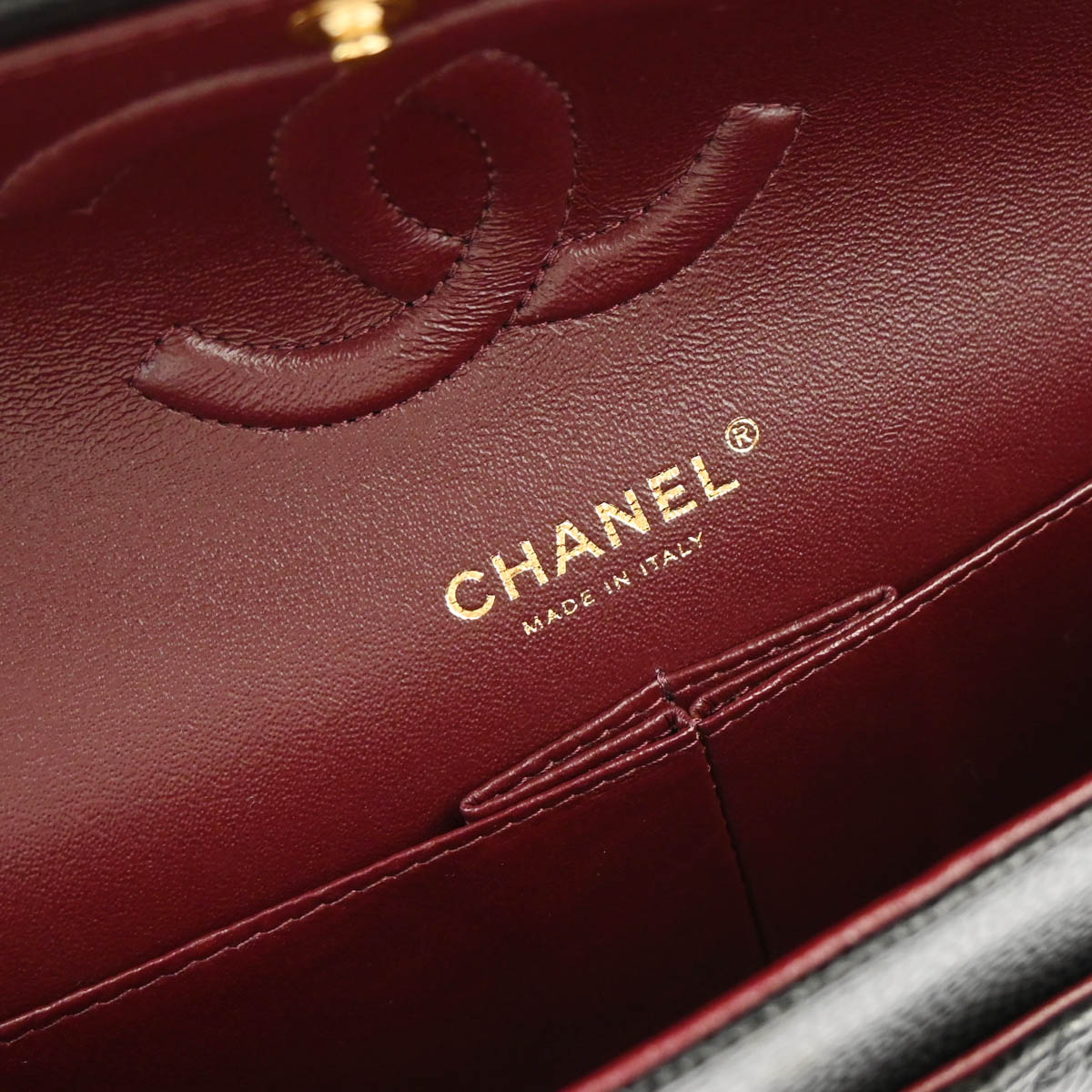 Chanel 2019 Black Caviar Medium Classic Double Flap Shoulder Bag