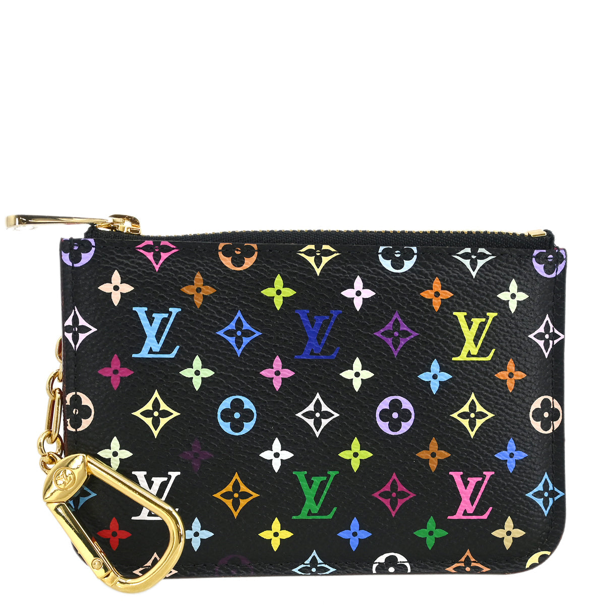 Louis Vuitton 2014 Multicolor Pochette Cles Coin Case Wallet M93735