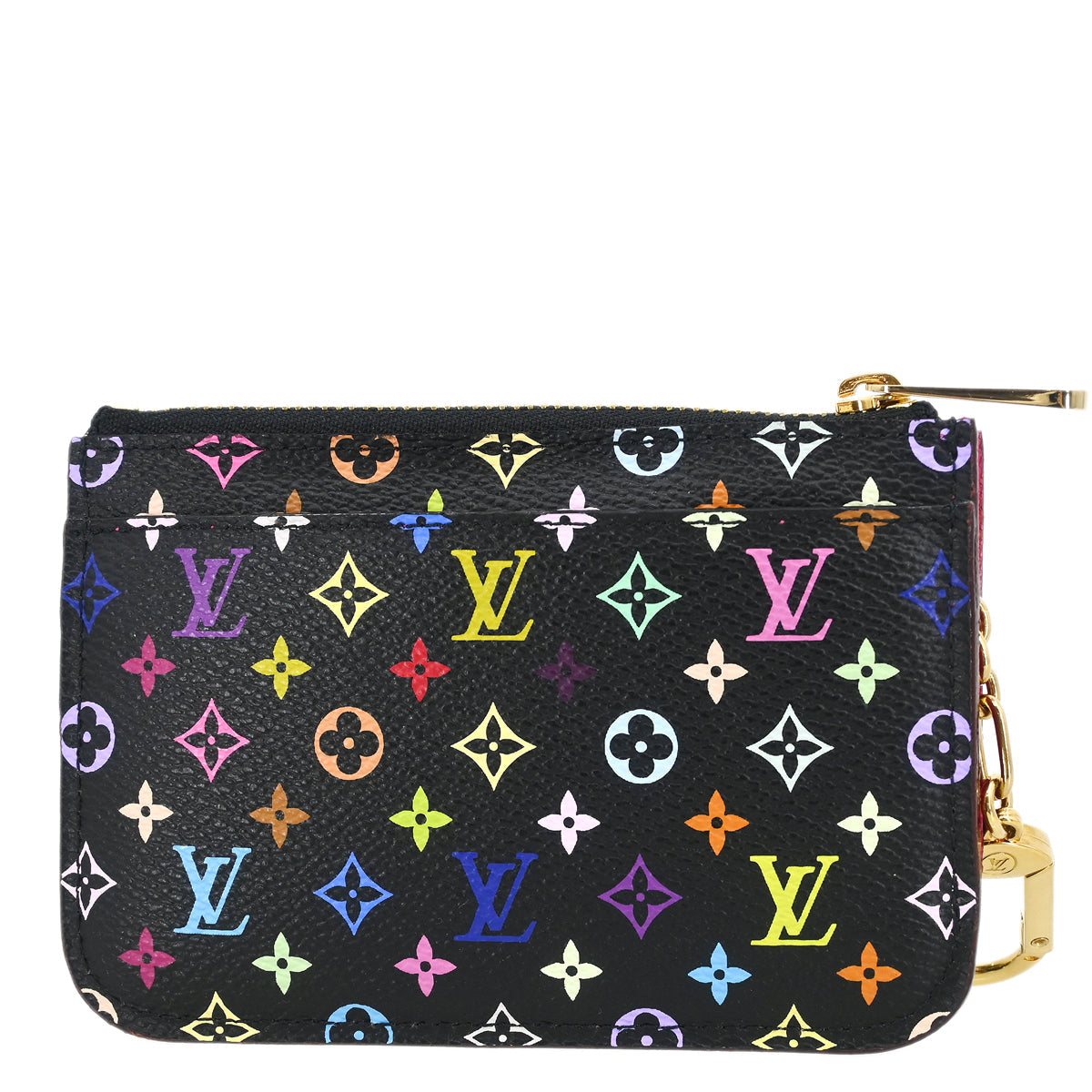 Louis Vuitton 2014 Multicolor Pochette Cles Coin Case Wallet M93735