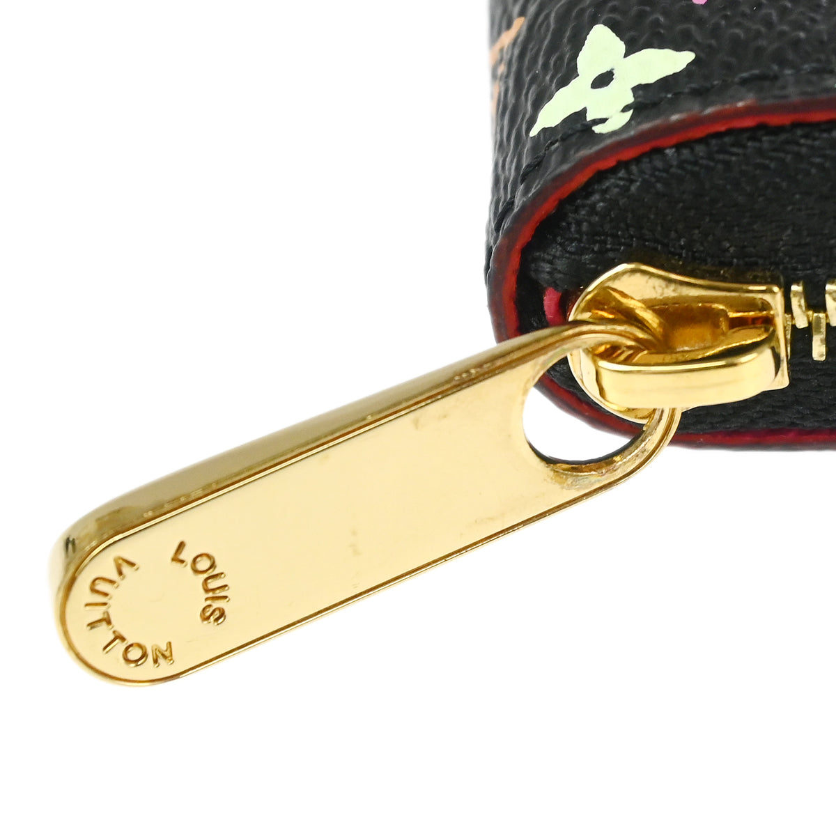 Louis Vuitton 2012 Black Multicolor Zippy Coin Purse Wallet M93740