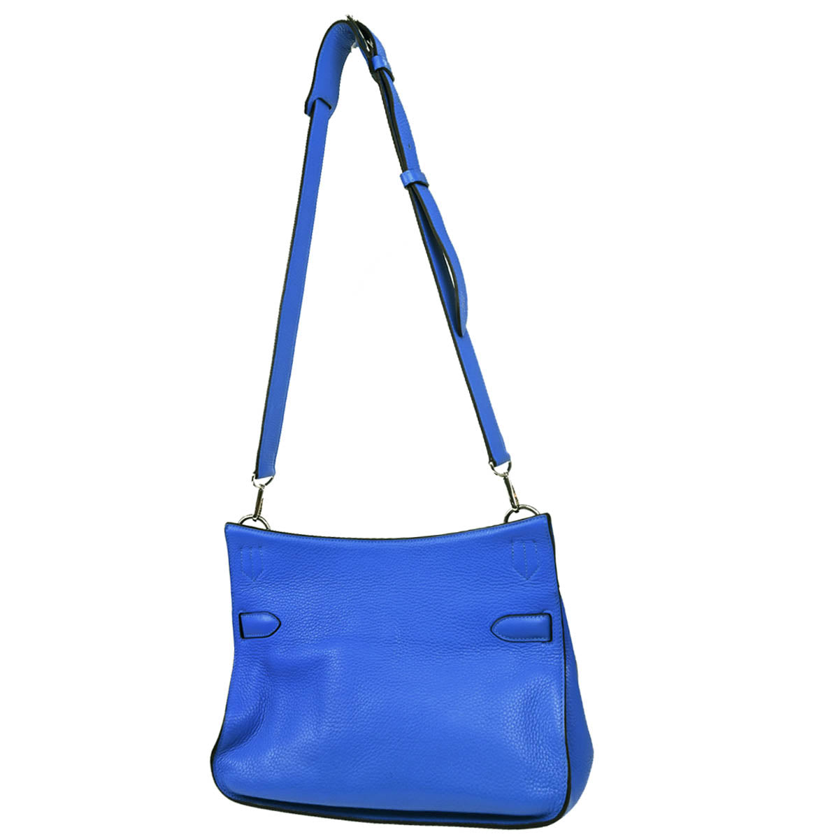 Hermes 2013 Blue Taurillon Clemence Jypsiere 34 Shoulder Bag
