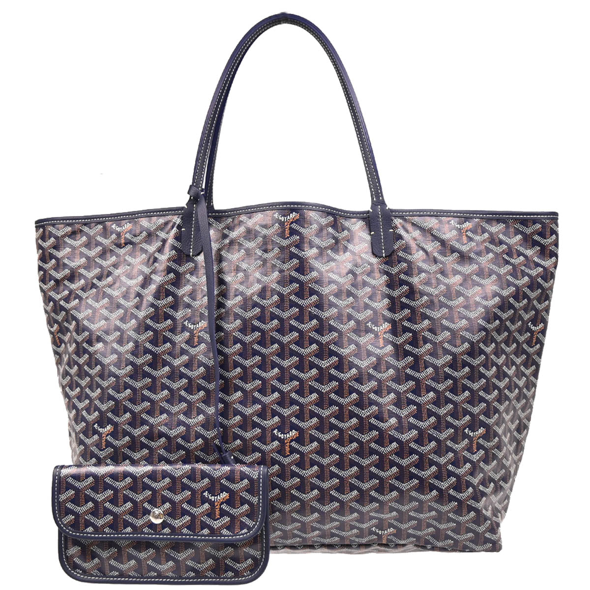 Goyard 2024 Navy Saint Louis GM Tote Handbag