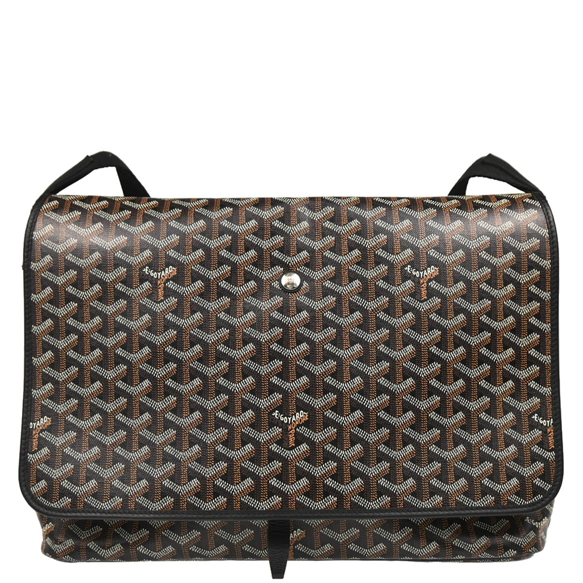 Goyard 2022 Black Capetien MM Messenger Shoulder Bag