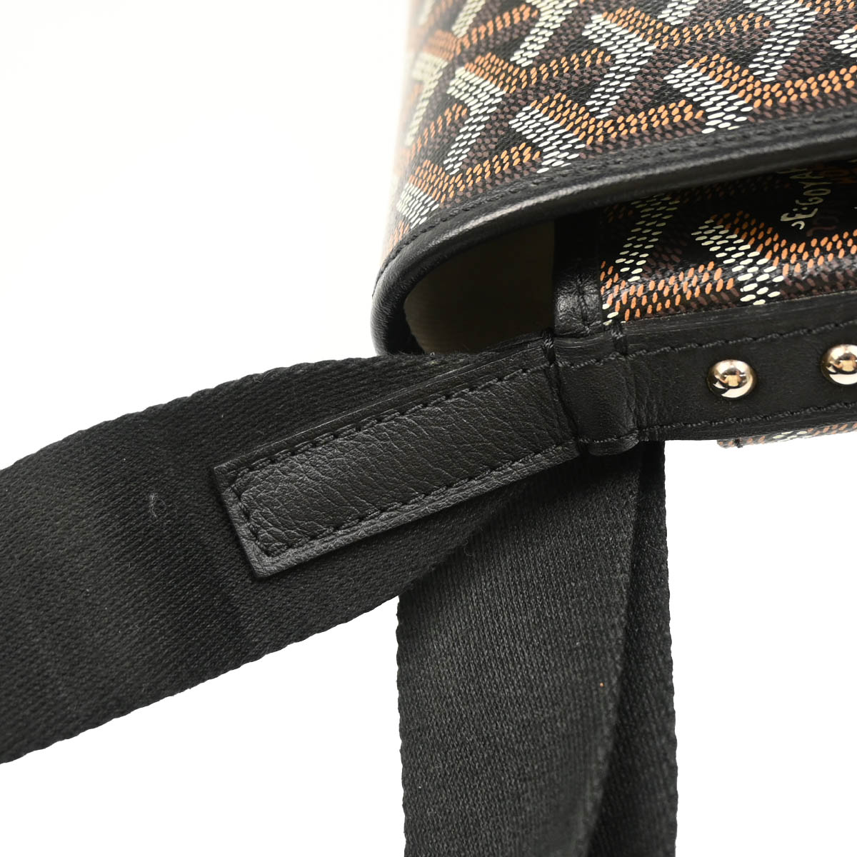 Goyard 2022 Black Capetien MM Messenger Shoulder Bag