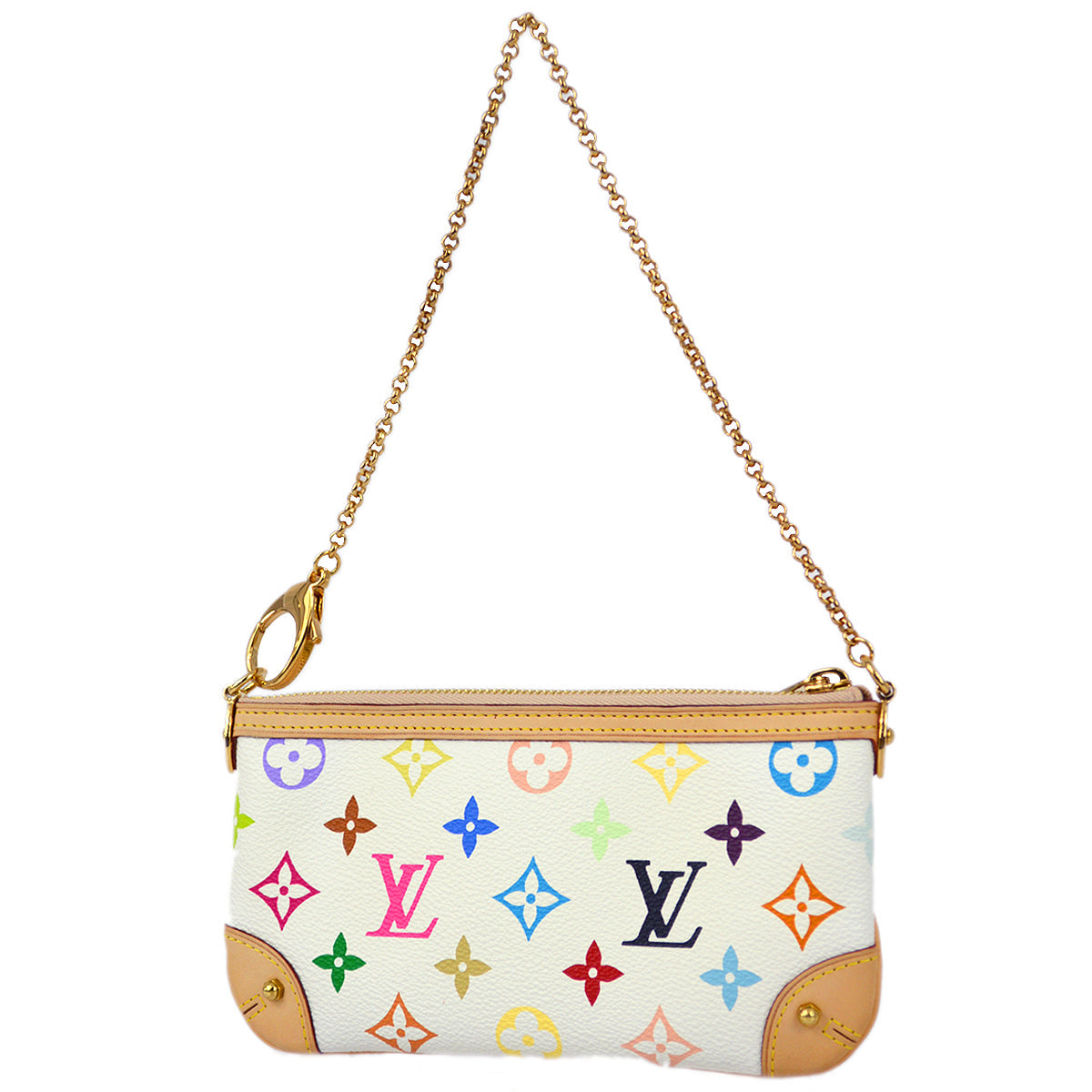 Louis Vuitton Multicolor Pochette Milla MM Handbag M60096