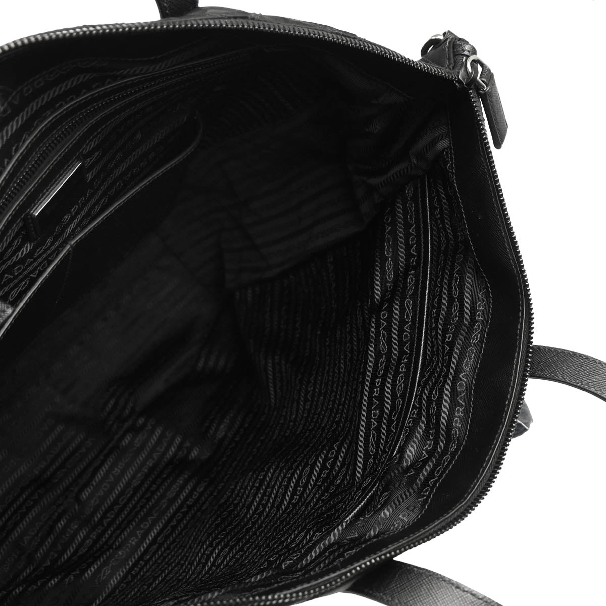 Prada Black Nylon 2way Tote Shoulder Handbag
