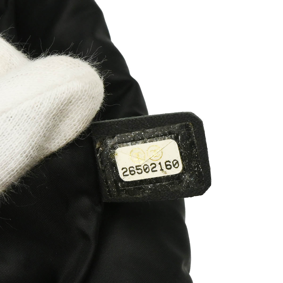 Chanel White Black Wool Nylon 2way Backpack