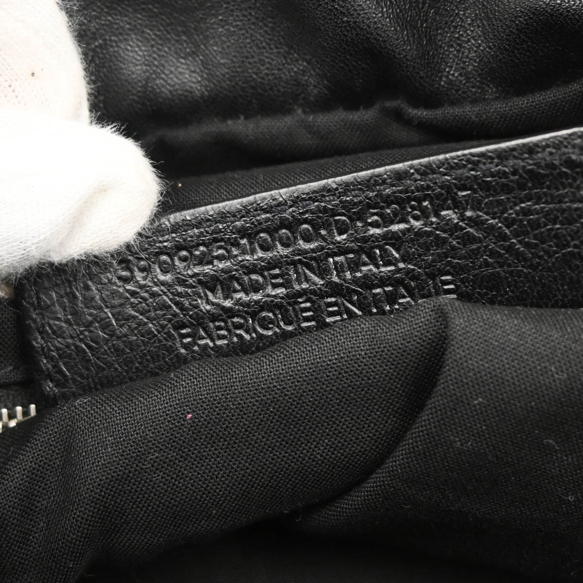 Balenciaga Black Leather Messenger Shoulder Bag