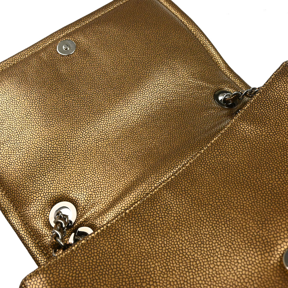 Chanel 2011 Bronze Caviar Timeless Full Flap Shoulder Bag