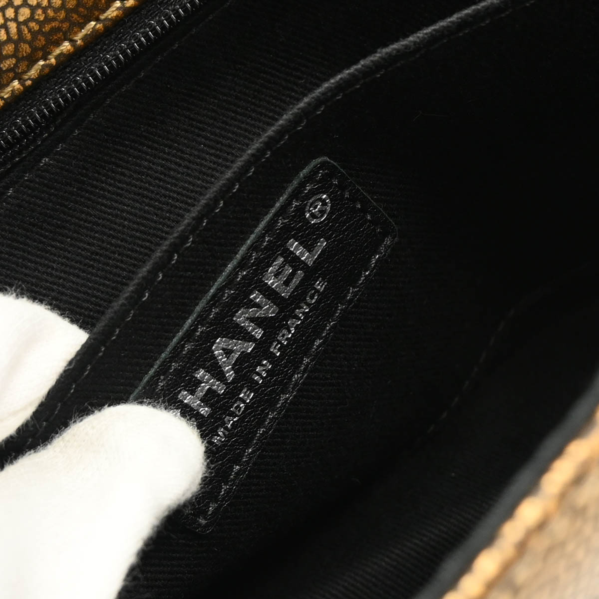 Chanel 2011 Bronze Caviar Timeless Full Flap Shoulder Bag